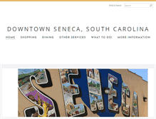 Tablet Screenshot of downtownseneca.com